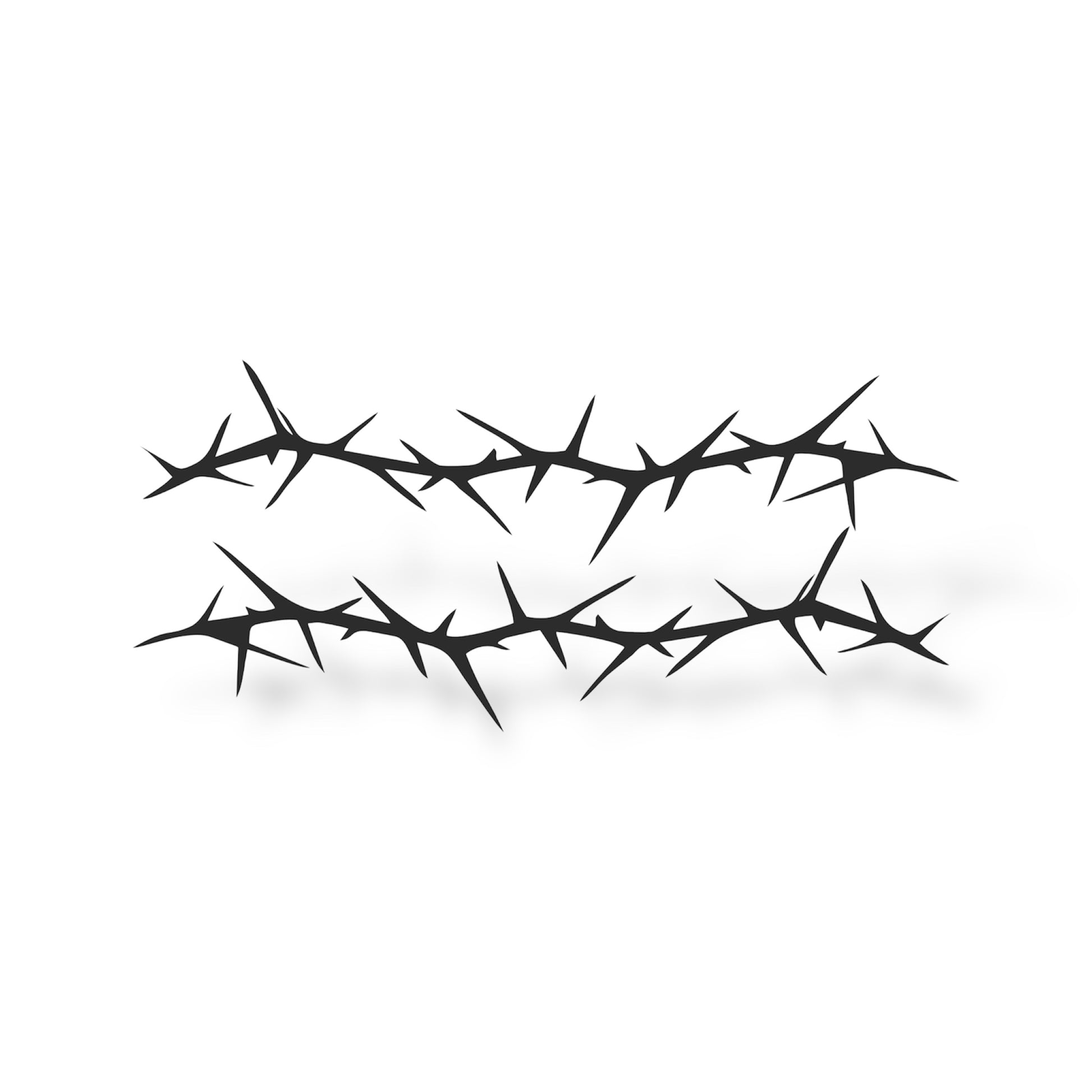 Naklejka decal ciernie