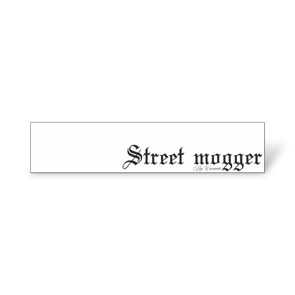 Biały sunstrip "street mogger"